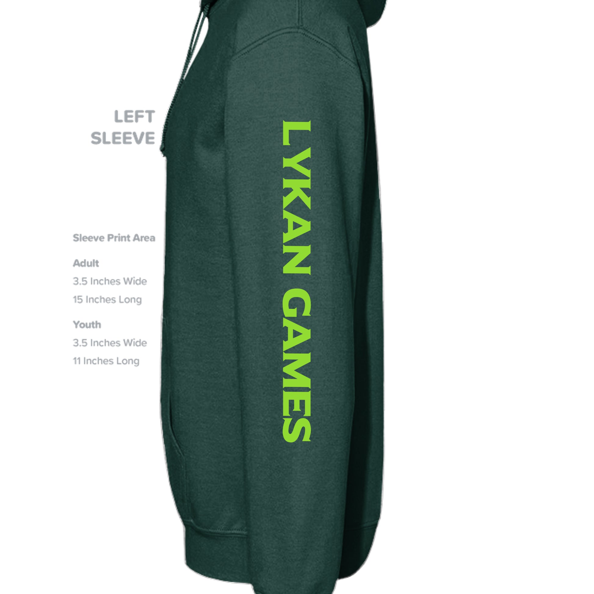 Dark Green - PC90H - SLEEVE_LEFT